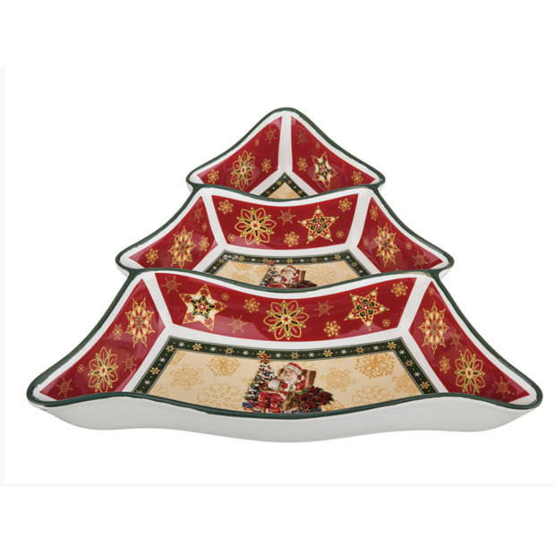 Менажниця Дід Мороз "Christmas Collection" 24 x 24 x 5 cm Lefard