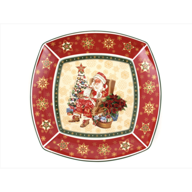 Салатник Дед Мороз "Christmas Collection" 33x5 cm Lefard