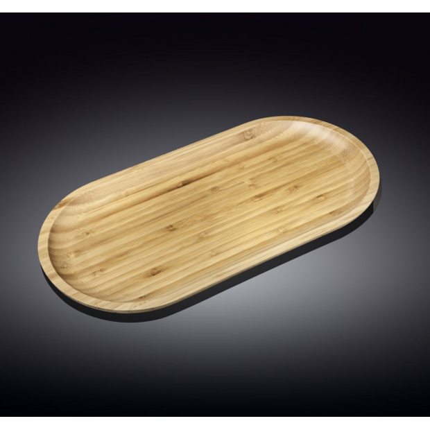 Блюдо бамбукове плоске 45,5х23 см, Wilmax Bamboo, WL-771062