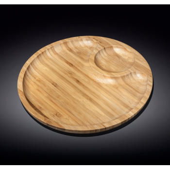 Блюдо бамбукове 35,5 см, Wilmax Bamboo, WL-771045