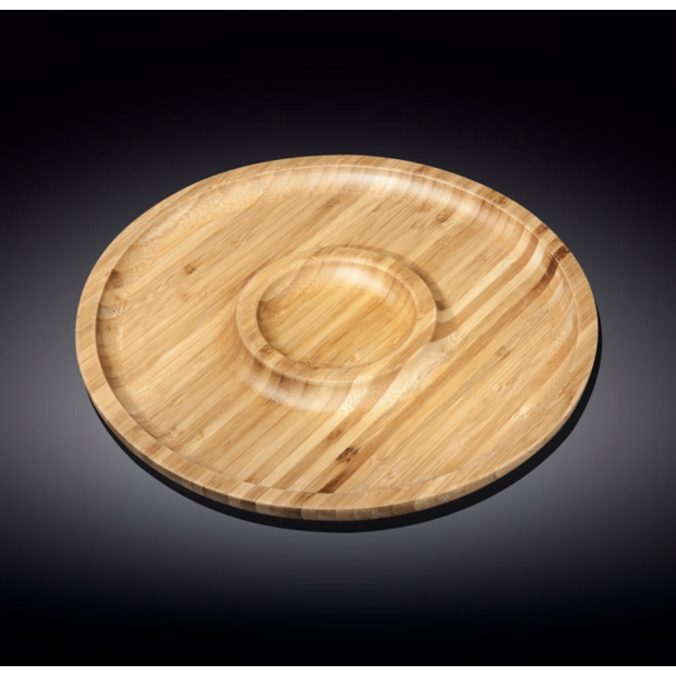 Блюдо бамбукове 25 см, Wilmax Bamboo, WL-771047