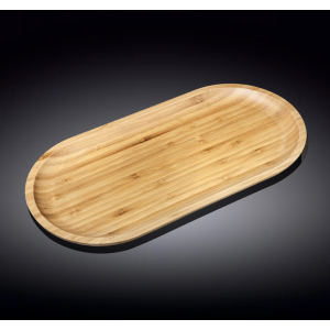 Блюдо бамбукове плоске 30,5х15 см, Wilmax Bamboo, WL-771059