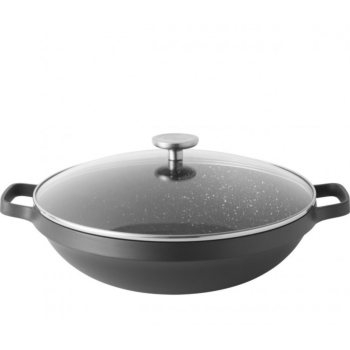 Вок з антипригарним покриттям з кришкою GEM, діам. 32 см, 5,4 л, Berghoff, 2307316