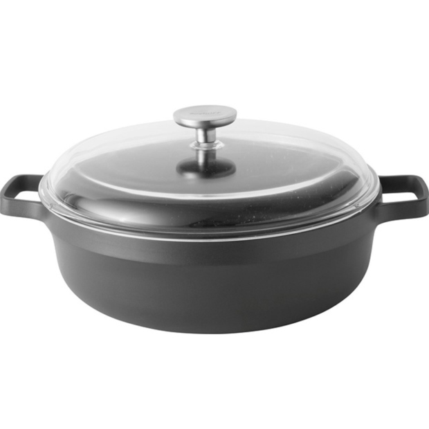 Каструля низька GEM з кришкою, діам. 24 см, 4,6 л, Berghoff, 2307319