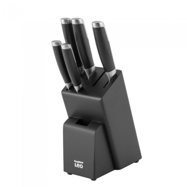 Набір ножів Leo Graphite в колоді 6 предметів, Berghoff, 3950358