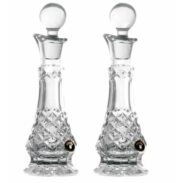 Набор для масла и уксуса хрустальный - Diamond (2 шт), Bohemia, (183)