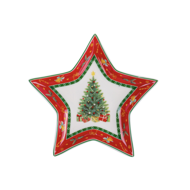 Блюдо фарфоровое "Christmas delight" 15 см Lefard 985-126