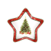 Блюдо порцелянове у формі зірки "Christmas delight" 18 см Lefard 985-195