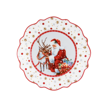 Тарілка порцелянова "Christmas story" Lefard 21 см 985-196