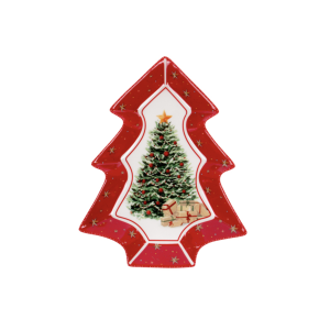 Блюдо фарфоровое "Christmas story" 21*26 см Lefard 985-202