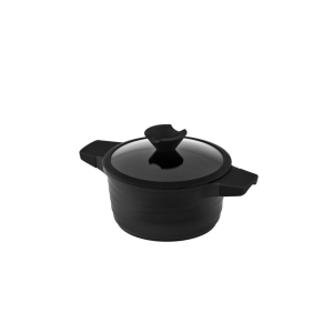 Каструля алюмінієва з антипригарним покриттям Lessner Black Pro New 2,7 л 55872-20