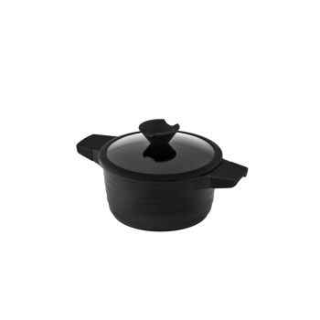 Каструля алюмінієва з антипригарним покриттям Lessner Black Pro New 2,7 л 55872-20