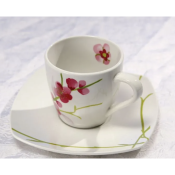 Чайний набір порцеляновий 220 мл, Luminarc Pink Blossom, D5673