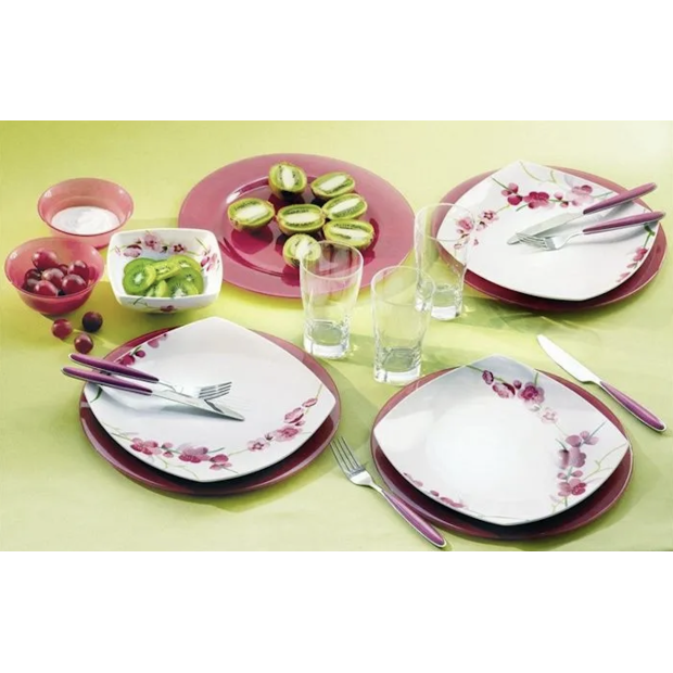 Столовий сервіз порцеляновий 19 предметів Pink Blossom Luminarc D5797