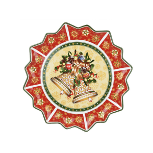 Блюдо фарфоровое 38 см «Колокольчики», Christmas collection, Lefard, 986-028