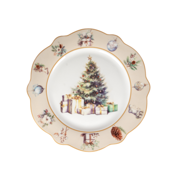 Тарелка фарфоровая "Tender Christmas" 27 см 985-213