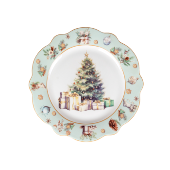 Тарелка фарфоровая «Tender Christmas» 22 см 985-214