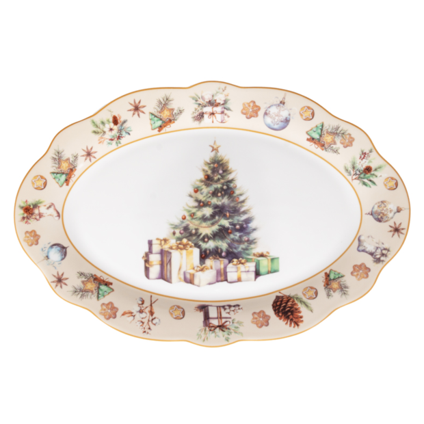 Блюдо порцелянове "Tender Christmas" 30,5 см 985-216
