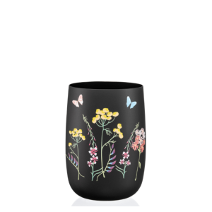 Ваза чорна 180 мм, Bohemia Herbal Black, (OB457)