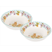 Салатники порцелянові набір з 2х штук, 16x5,5 см, Funny Bunny, Lefard, 985-178