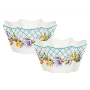 Салатники фарфоровые Funny Bunny, 16x6 см (2 шт), Lefard, 985-179