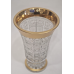 Ваза хрустальная 30,5 cm ручная работа с золотом 24К, Sonne Crystal, PK100
