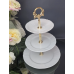 Етажерка 3 ярусна (без декору), 25 см,19 см,15,5 см, порцеляна, Thun, Bernadotte, 0011000