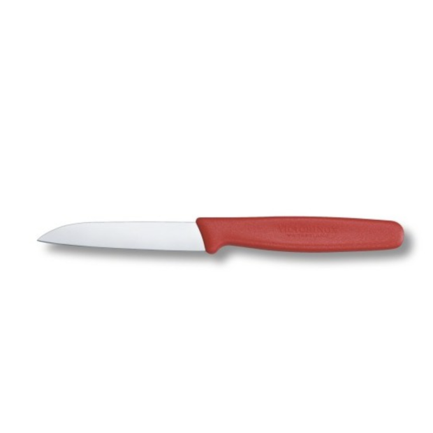 Ніж Standard Paring 8 см з червоною ручкою, Victorinox, 5.0401, Швейцарія
