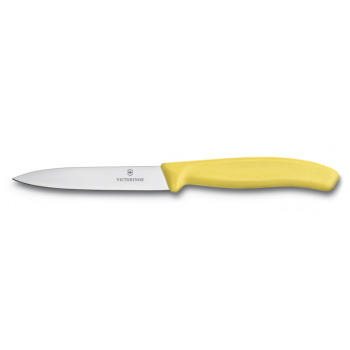 Кухонный нож Victorinox Swiss Classic лезвие 10 см с жёлтой ручкой 67706.L118 Швейцария