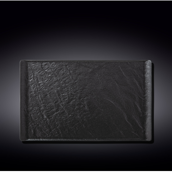 Блюдо прямоугольное 33.5 x 20.5 cm, Wilmax Slatestone Black, WL-661110