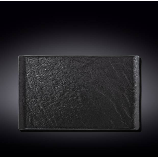 Блюдо прямоугольное 33.5 x 20.5 cm, Wilmax Slatestone Black, WL-661110