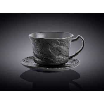 Набор чашек для чая 300 мл (12 пр), Wilmax Slatestone Black, WL-661153 