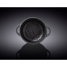 Горщик для запікання з кришкою 600 мл, Wilmax Slatestone Black, WL-661140