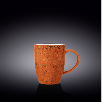 Кружка оранжевая фарфоровая 460 мл, Wilmax Splash Orange, WL-667337