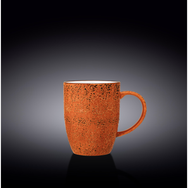 Кружка оранжевая фарфоровая 460 мл, Wilmax Splash Orange, WL-667337