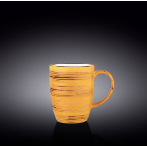 Кухоль 460 мл порцеляновий, Wilmax Spiral Yellow, WL-669437
