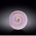 Тарілка порцелянова 20,5 см, Wilmax Spiral Lavander, WL-669712