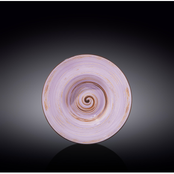 Тарілка глибока порцелянова 22,5 см, Wilmax Spiral Lavander, WL-669723
